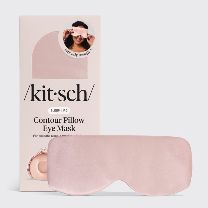 Konturiertes Kissen-Schlafmaske in Blush