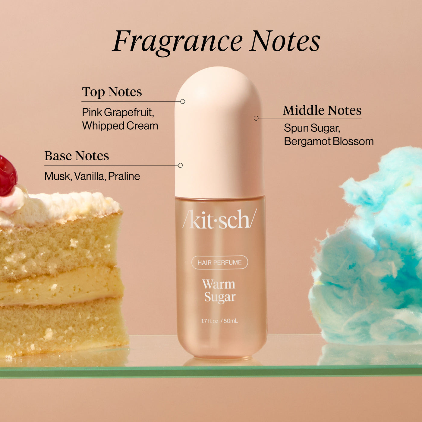 Parfum pour cheveux Sucre chaud