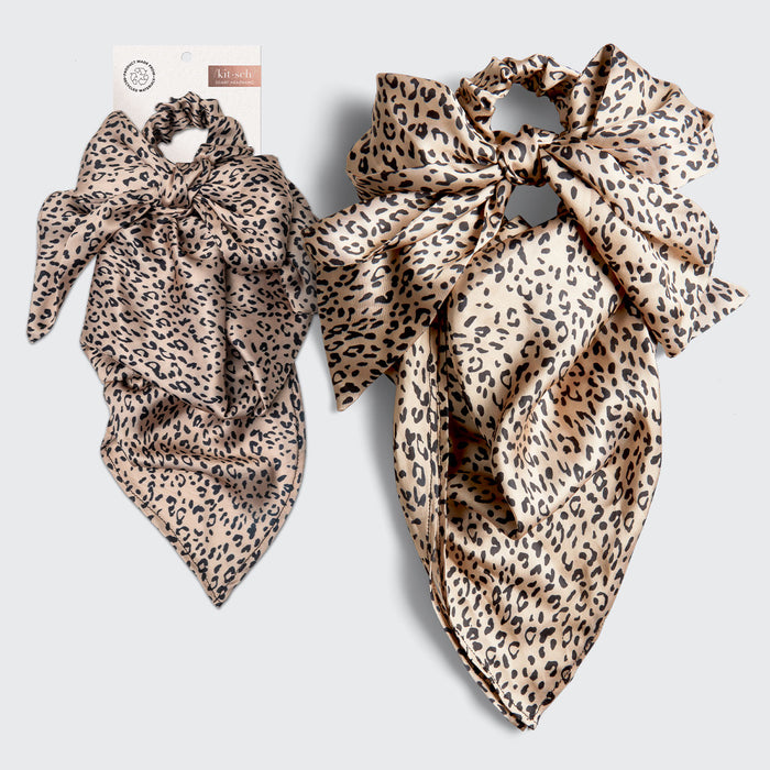 Tørklæde til håret - Leopard