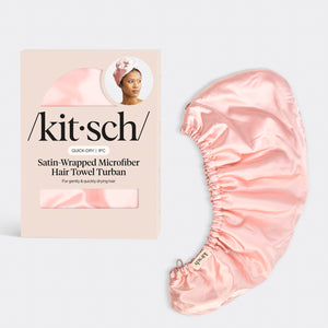 Toalla de pelo satinada - Blush