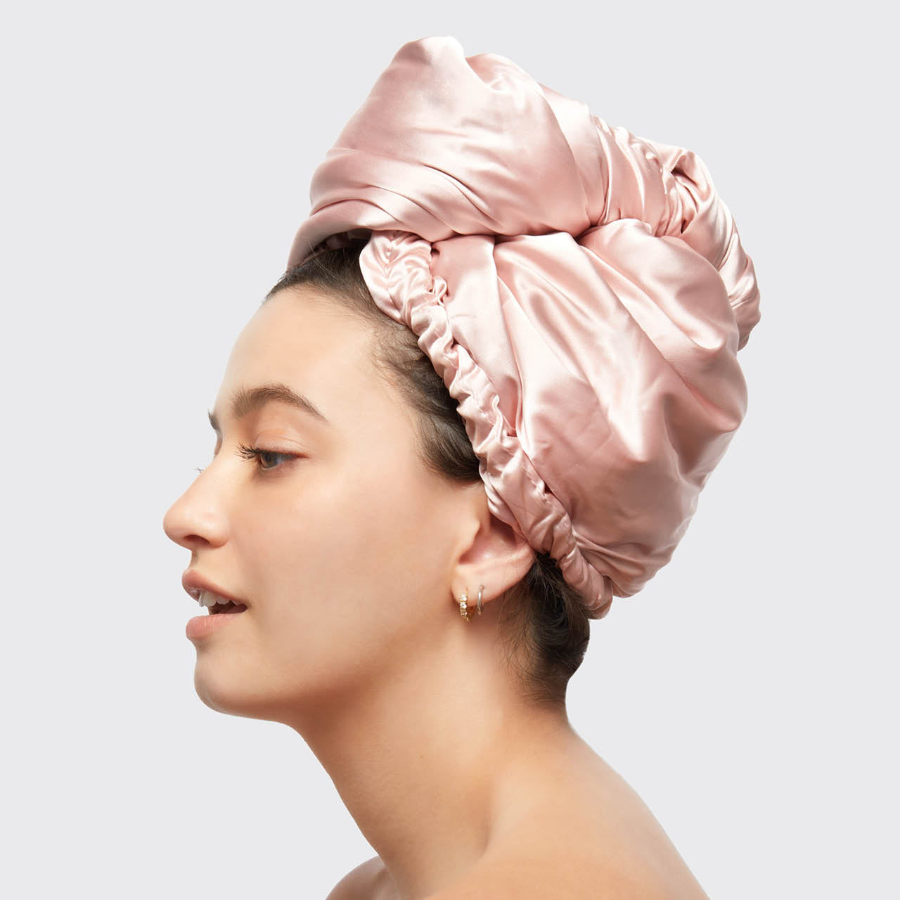 Toalla de pelo satinada - Blush