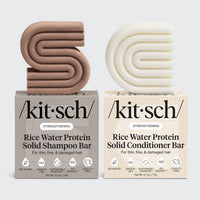 Reiswasser Shampoo & Spülung Combo für Haarwachstum