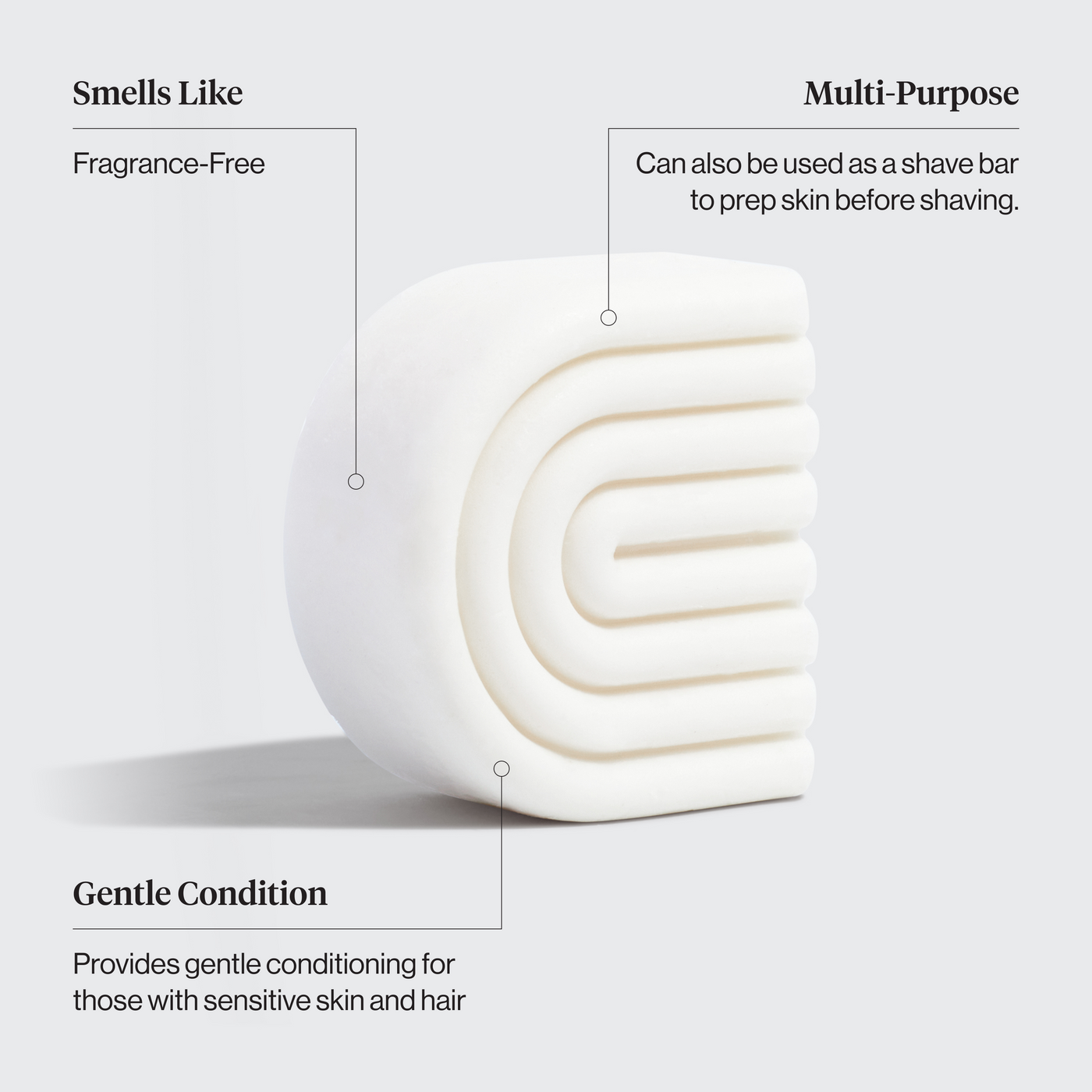 Acondicionador sólido y barra de afeitar Ultra Sensitive