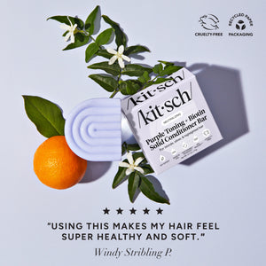 Shampooing et conditionneur violet pour cheveux colorés et gris