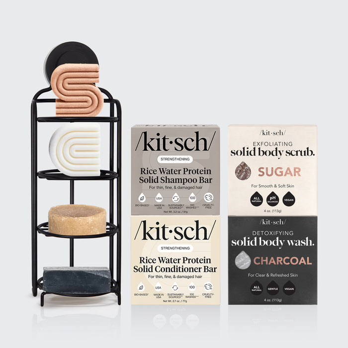 Stellen Sie Ihr Shampoo-Set zusammen – inkl. GRATIS selbstentleerendem Duschkorb